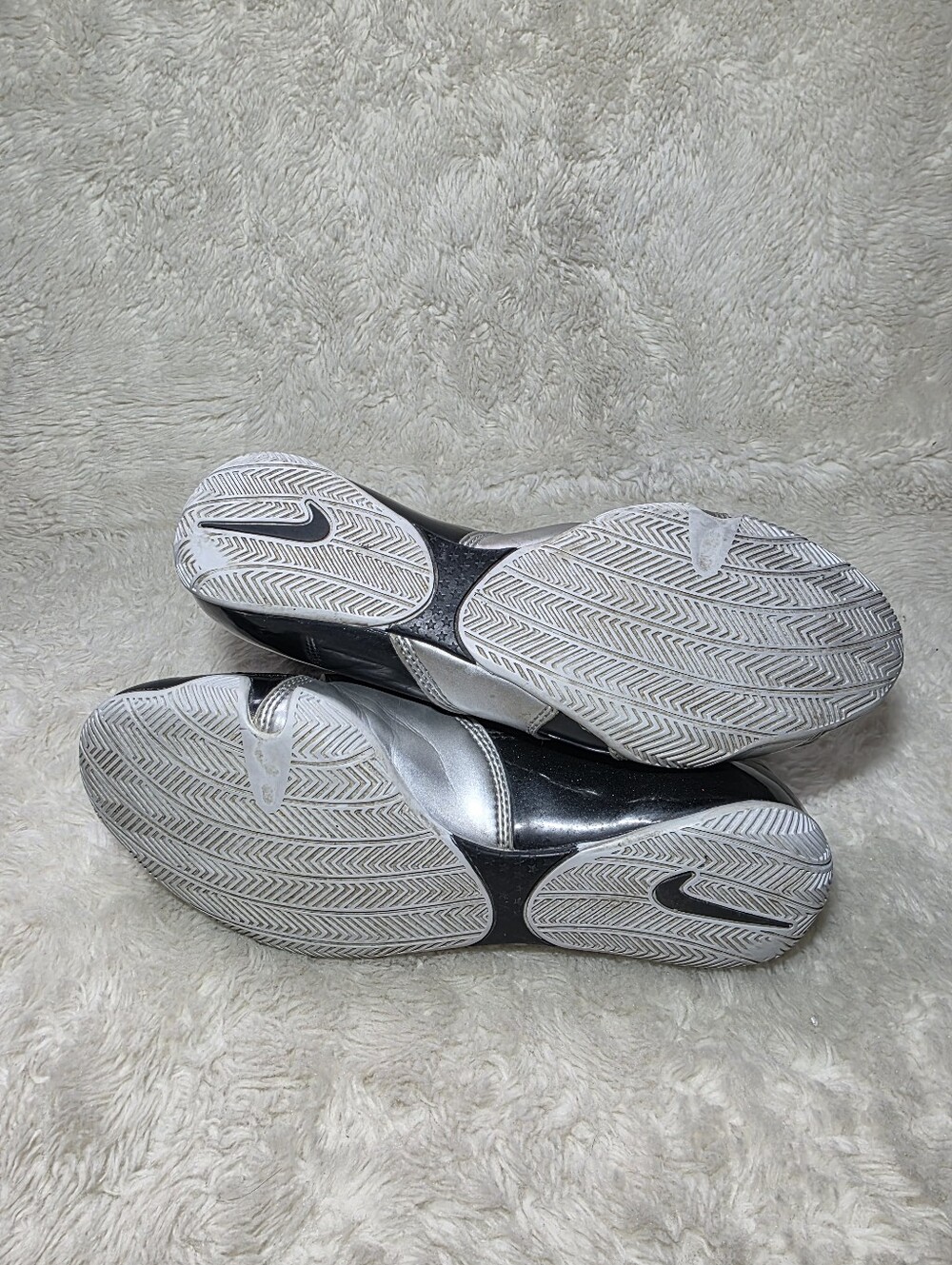 Nike Hyperko 1 MP Manny Pacquiao Boxing Boots Black Silver 477872-021 Size 9 - Picture 8 of 11